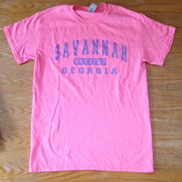 Bright Pink Graphic Tee - Picture 1 of 2